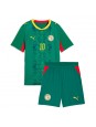 Senegal Sadio Mane #10 Vieraspaita Lasten MM-kisat 2026 Lyhythihainen (+ shortsit)